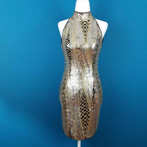 TFNC Dresses & Skirts - TFNC (London) // Art Deco Sequin Dress // (NWOT)